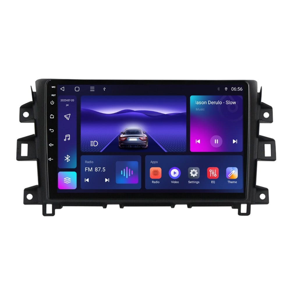 Navigatie dedicata cu Android Nissan Navara / NP300 D23 dupa 2014, 4GB RAM, Radio GPS Dual Zone, Display HD IPS 9" Touchscreen, Internet Wi-Fi, Bluetooth, MirrorLink, USB