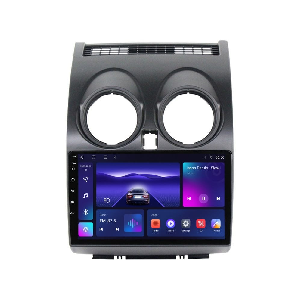 Navigatie dedicata cu Android Nissan Qashqai I 2006 - 2014, 4GB RAM, Radio GPS Dual Zone, Display HD IPS 9" Touchscreen, Internet Wi-Fi, Bluetooth, MirrorLink, USB