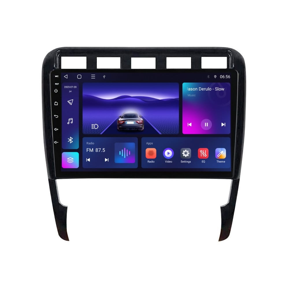 Navigatie dedicata cu Android Porsche Cayenne 2002 - 2010, 4GB RAM, Radio GPS Dual Zone, Display HD IPS 9" Touchscreen, Internet Wi-Fi, Bluetooth, MirrorLink, USB