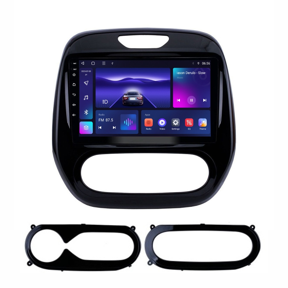 Navigatie dedicata cu Android Renault Captur I 2013 - 2020, 4GB RAM, Radio GPS Dual Zone, Display HD IPS 9" Touchscreen, Internet Wi-Fi, Bluetooth, MirrorLink, USB