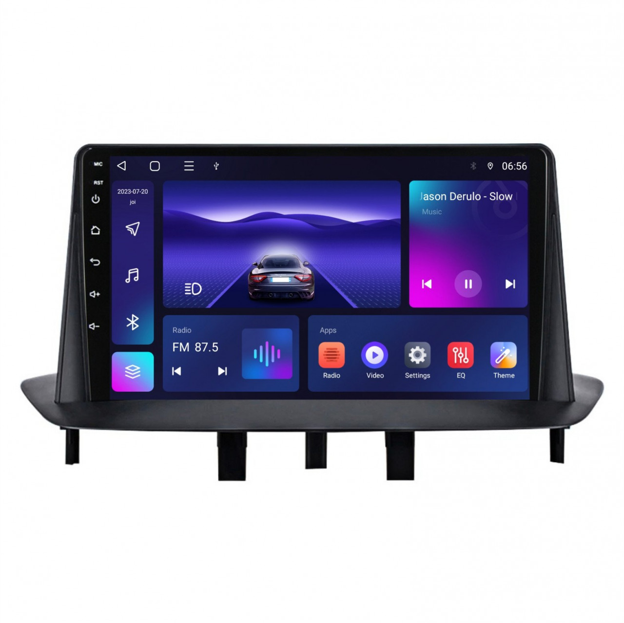 Navigatie dedicata cu Android Renault Fluence 2009 - 2016, 4GB RAM, Radio GPS Dual Zone, Display HD IPS 9" Touchscreen, Internet Wi-Fi, Bluetooth, MirrorLink, USB