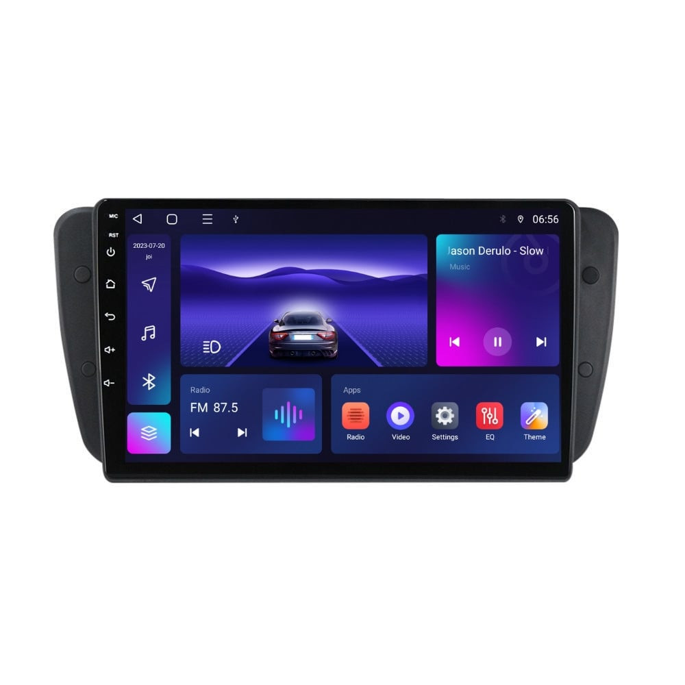 Navigatie dedicata cu Android Seat Ibiza IV 2008 - 2013, 4GB RAM, Radio GPS Dual Zone, Display HD IPS 9" Touchscreen, Internet Wi-Fi, Bluetooth, MirrorLink, USB