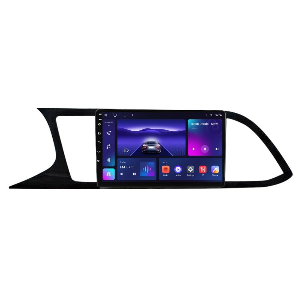 Navigatie dedicata cu Android Seat Leon 5F 2013 - 2020, 4GB RAM, Radio GPS Dual Zone, Display HD IPS 9" Touchscreen, Internet Wi-Fi, Bluetooth, MirrorLink, USB