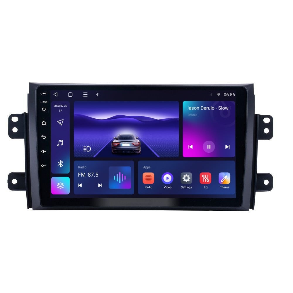 Navigatie dedicata cu Android Suzuki SX4 2006 - 2014, 4GB RAM, Radio GPS Dual Zone, Display HD IPS 9" Touchscreen, Internet Wi-Fi, Bluetooth, MirrorLink, USB
