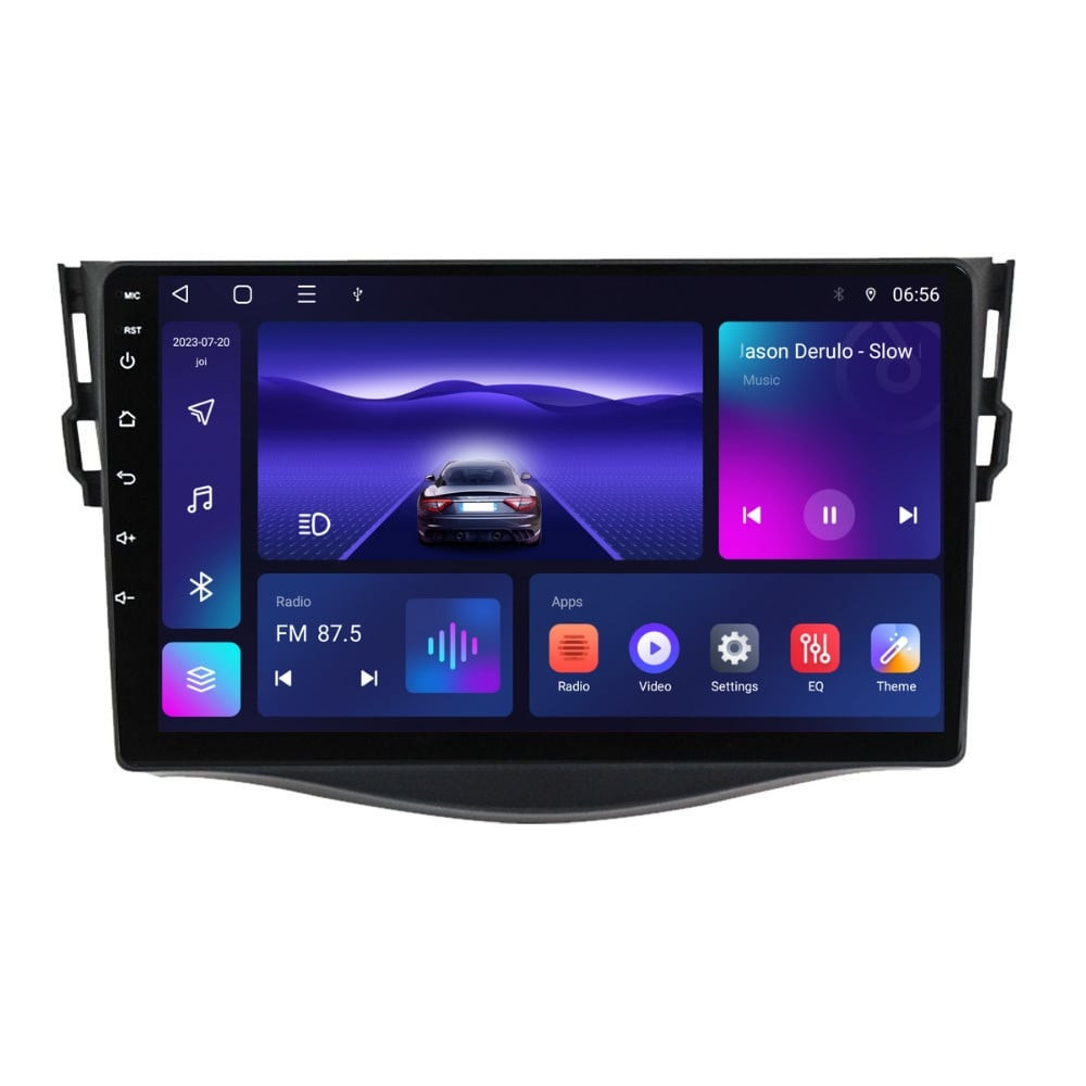 Navigatie dedicata cu Android Toyota Rav4 III 2005 - 2013, 4GB RAM, Radio GPS Dual Zone, Display HD IPS 9" Touchscreen, Internet Wi-Fi, Bluetooth, MirrorLink, USB