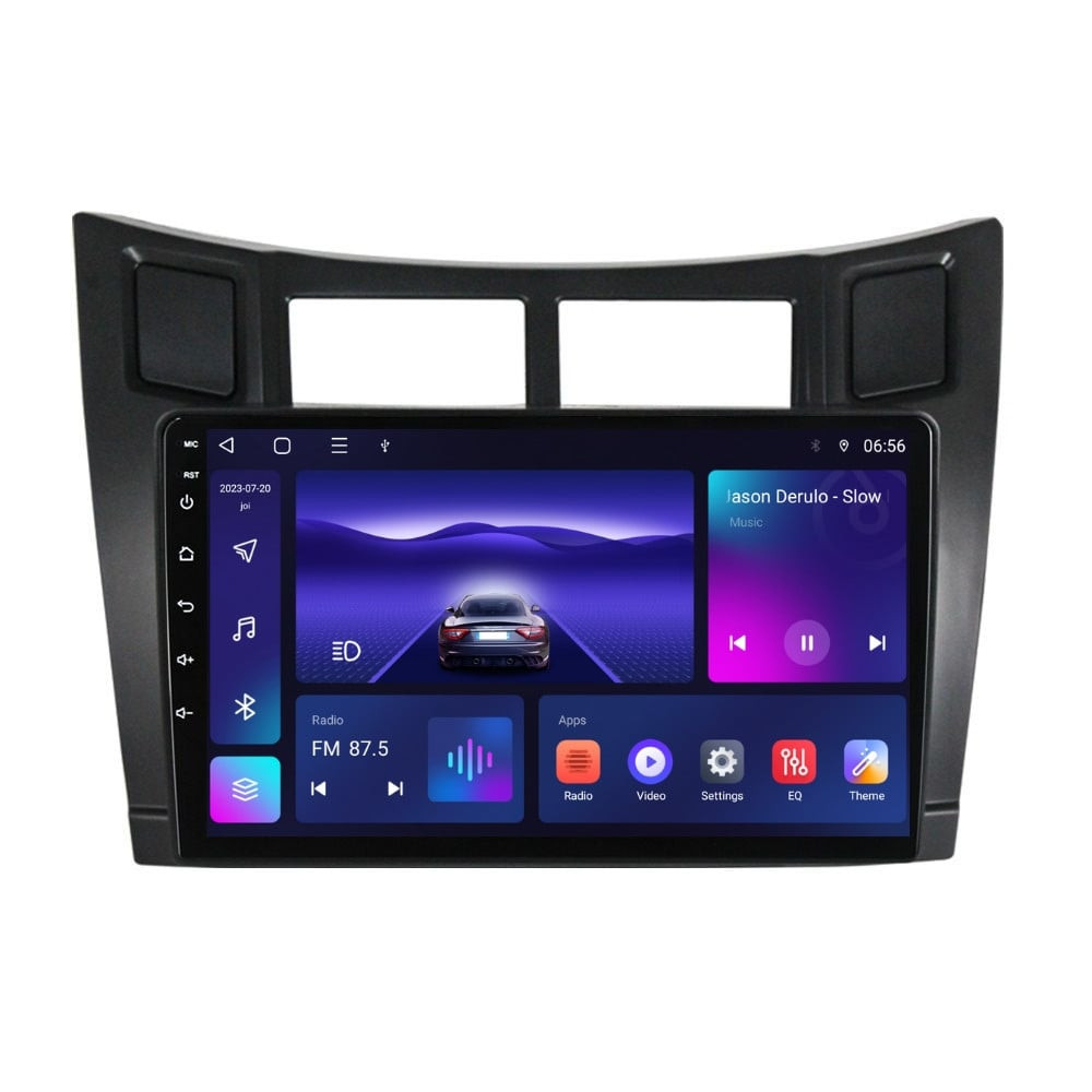 Navigatie dedicata cu Android Toyota Yaris 2006 - 2011, 4GB RAM, Radio GPS Dual Zone, Display HD IPS 9" Touchscreen, Internet Wi-Fi, Bluetooth, MirrorLink, USB