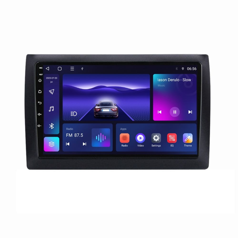 Navigatie dedicata cu Android Fiat Stilo 2001 - 2011, 4GB RAM, Radio GPS Dual Zone, Display HD IPS 9" Touchscreen, Internet Wi-Fi, Bluetooth, MirrorLink, USB