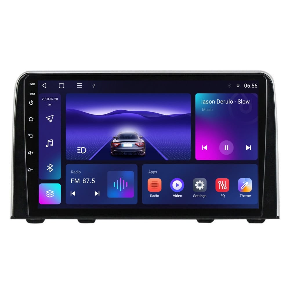 Navigatie dedicata cu Android Honda CR-V V 2017 - 2022, 4GB RAM, Radio GPS Dual Zone, Display HD IPS 9" Touchscreen, Internet Wi-Fi, Bluetooth, MirrorLink, USB