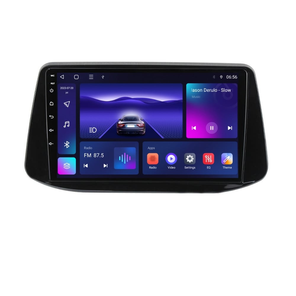 Navigatie dedicata cu Android Hyundai i30 dupa 2017, 4GB RAM, Radio GPS Dual Zone, Display HD IPS 9" Touchscreen, Internet Wi-Fi, Bluetooth, MirrorLink, USB