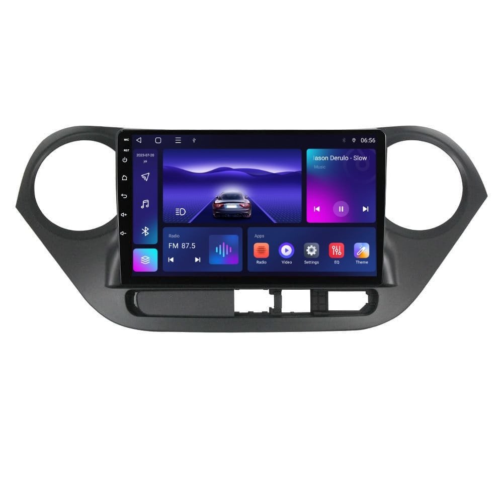 Navigatie dedicata cu Android Hyundai i10 2013 - 2019, 4GB RAM, Radio GPS Dual Zone, Display HD IPS 9" Touchscreen, Internet Wi-Fi, Bluetooth, MirrorLink, USB