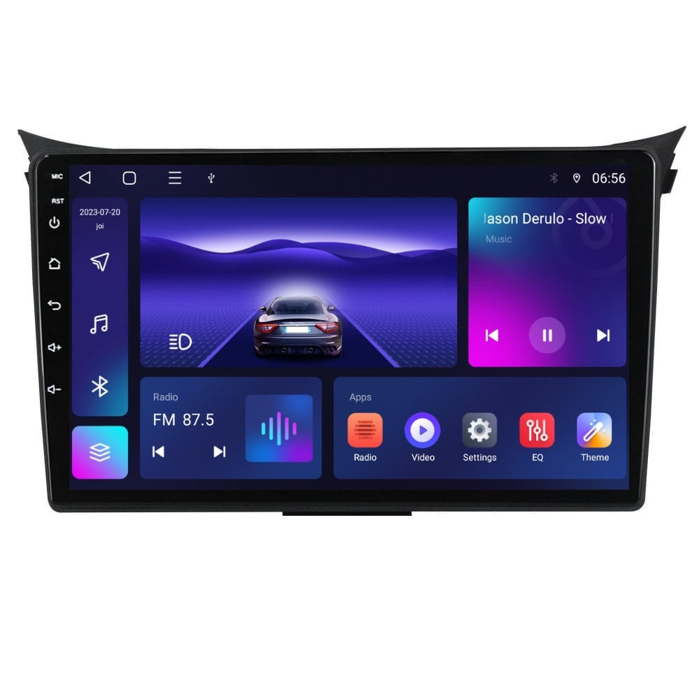 Navigatie dedicata cu Android Hyundai i30 2011 - 2017, 4GB RAM, Radio GPS Dual Zone, Display HD IPS 9" Touchscreen, Internet Wi-Fi, Bluetooth, MirrorLink, USB