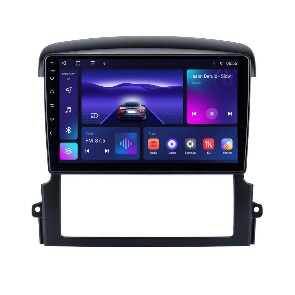Navigatie dedicata cu Android KIA Sorento I 2006 - 2009, 4GB RAM, Radio GPS Dual Zone, Display HD IPS 9" Touchscreen, Internet Wi-Fi, Bluetooth, MirrorLink, USB