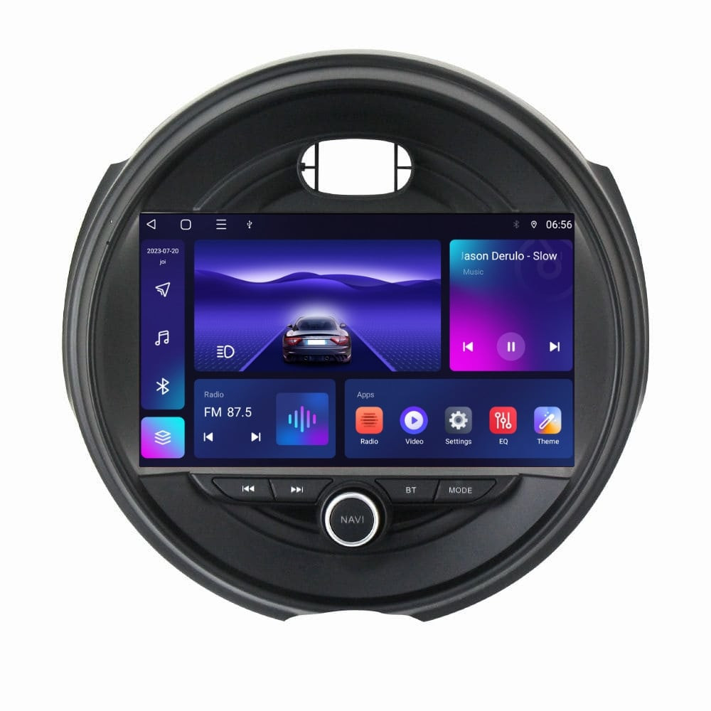 Navigatie dedicata cu Android Mini Cooper / One (F55, F56, F57) 2014 - 2020, 4GB RAM, Radio GPS Dual Zone, Display HD IPS 9" Touchscreen, Internet Wi-Fi, Bluetooth, MirrorLink, USB