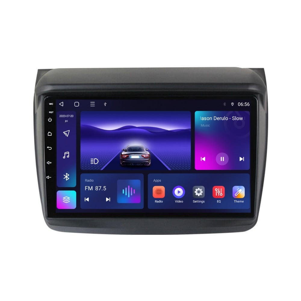 Navigatie dedicata cu Android Mitsubishi L200 2005 - 2015, 4GB RAM, Radio GPS Dual Zone, Display HD IPS 9" Touchscreen, Internet Wi-Fi, Bluetooth, MirrorLink, USB