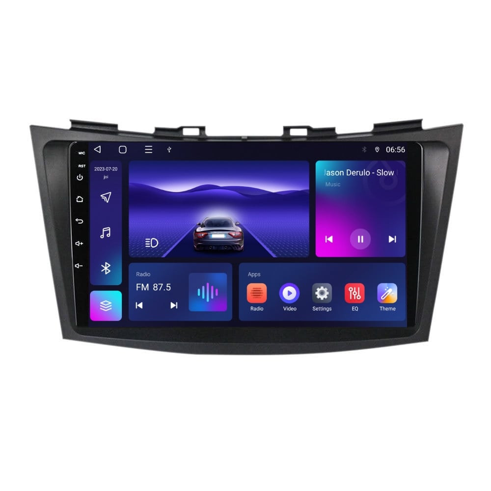 Navigatie dedicata cu Android Suzuki Swift IV 2010 - 2017, 4GB RAM, Radio GPS Dual Zone, Display HD IPS 9" Touchscreen, Internet Wi-Fi, Bluetooth, MirrorLink, USB