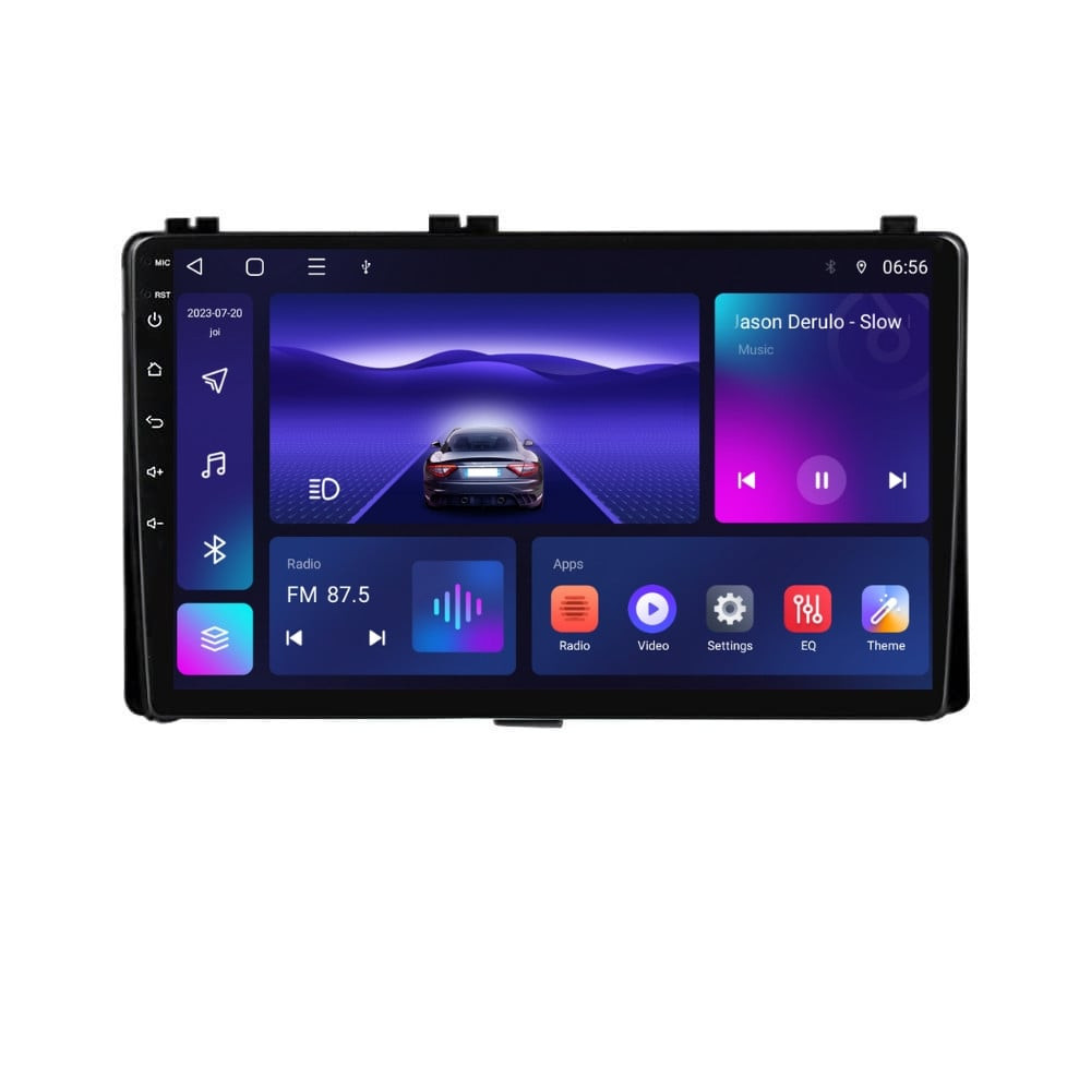 Navigatie dedicata cu Android Toyota Corolla 2017 - 2018, 4GB RAM, Radio GPS Dual Zone, Display HD IPS 9" Touchscreen, Internet Wi-Fi, Bluetooth, MirrorLink, USB