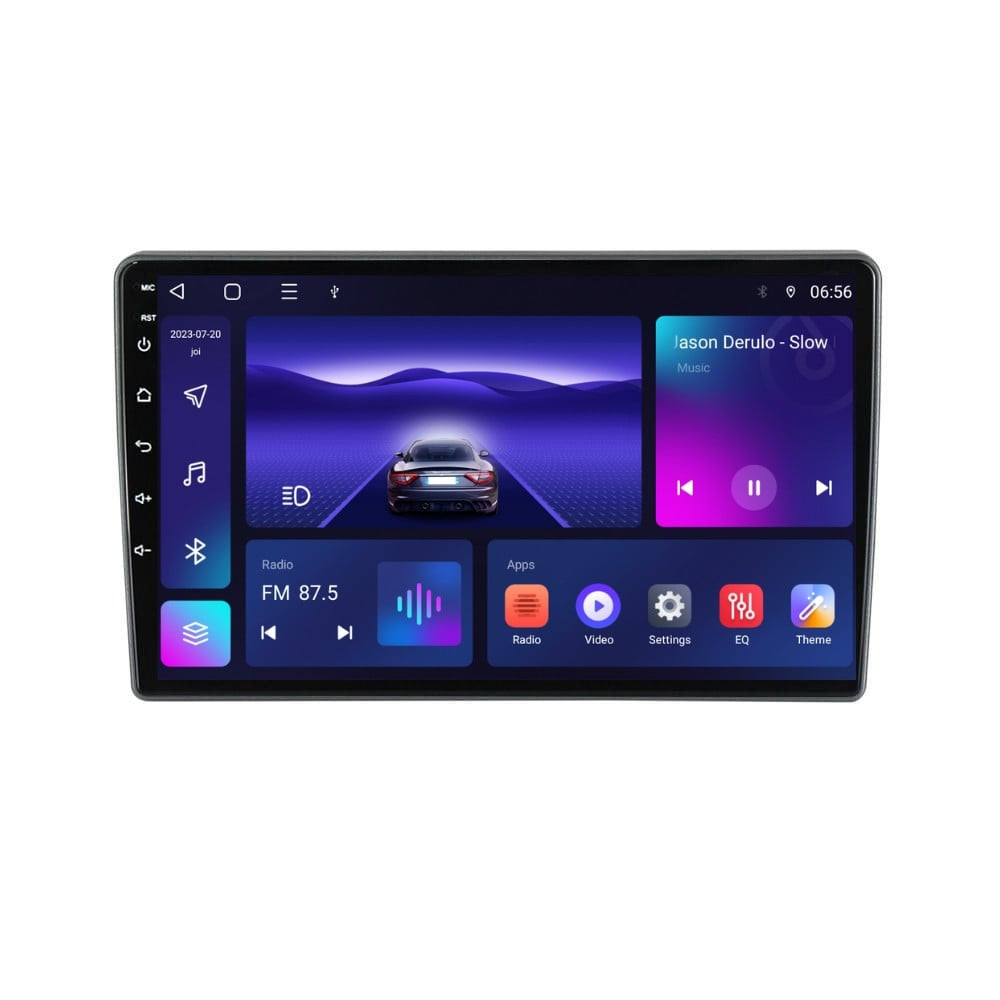 Navigatie dedicata cu Android Peugeot 407 2004 - 2011, 4GB RAM, Radio GPS Dual Zone, Display HD IPS 9" Touchscreen, Internet Wi-Fi, Bluetooth, MirrorLink, USB