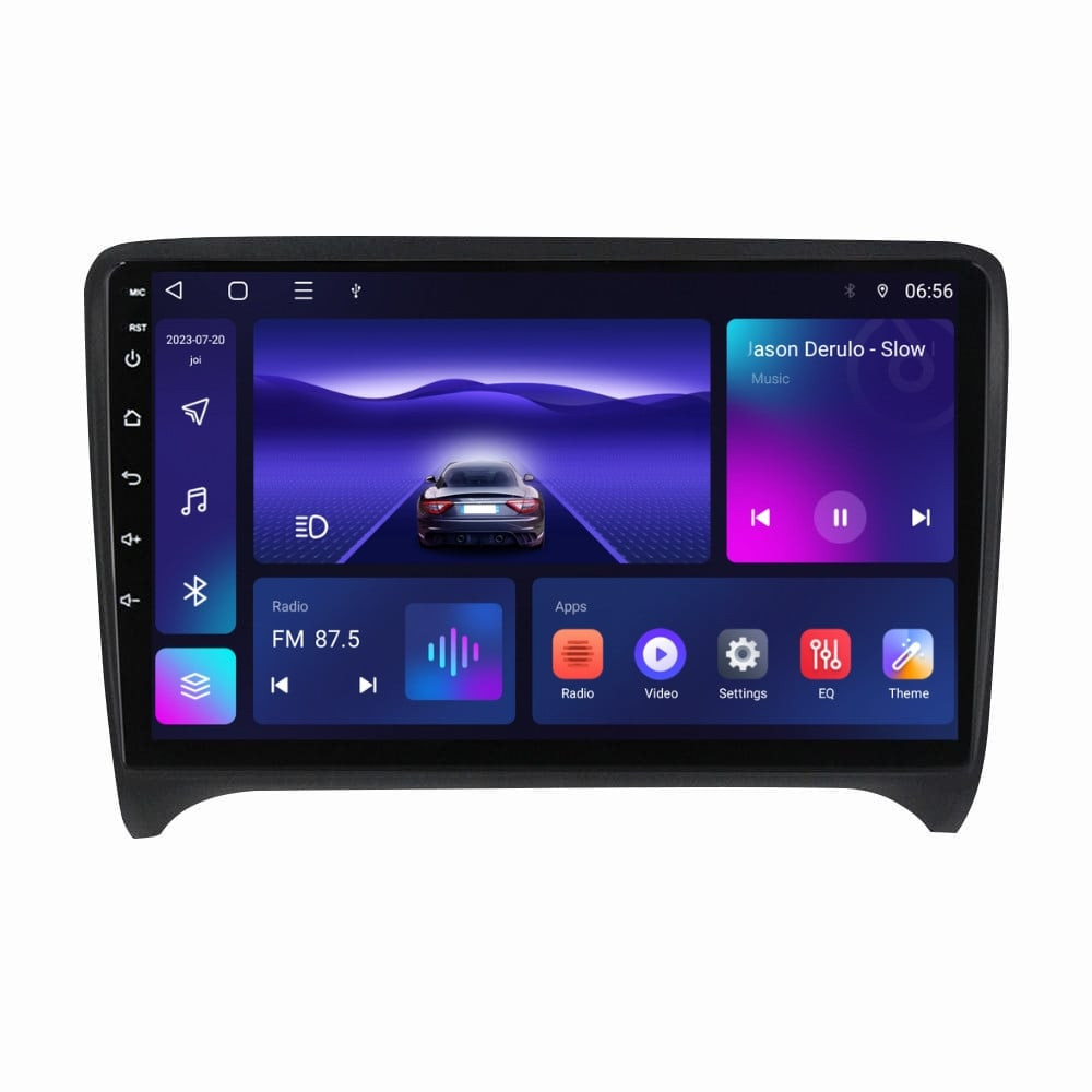 Navigatie dedicata cu Android Audi TT 2006 - 2015, 4GB RAM, Radio GPS Dual Zone, Display HD IPS 9" Touchscreen, Internet Wi-Fi, Bluetooth, MirrorLink, USB