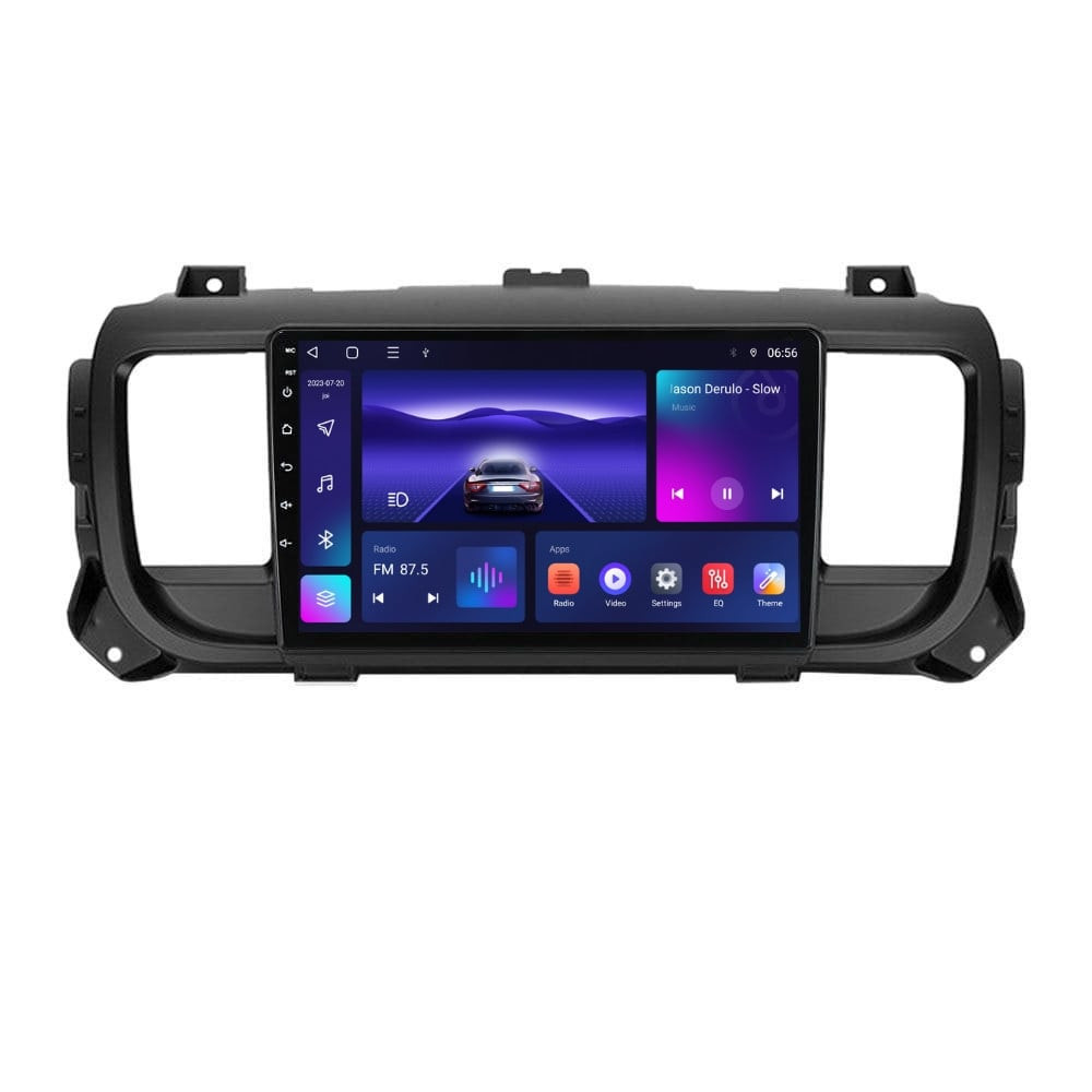 Navigatie dedicata cu Android Peugeot Traveller dupa 2016, 4GB RAM, Radio GPS Dual Zone, Display HD IPS 9" Touchscreen, Internet Wi-Fi, Bluetooth, MirrorLink, USB