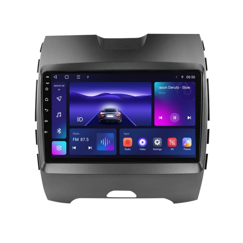 Navigatie dedicata cu Android Ford Edge 2016 - 2021, 4GB RAM, Radio GPS Dual Zone, Display HD IPS 9" Touchscreen, Internet Wi-Fi, Bluetooth, MirrorLink, USB