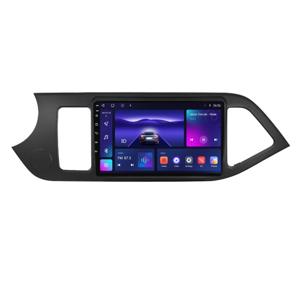 Navigatie dedicata cu Android Kia Picanto II 2011 - 2017, 4GB RAM, Radio GPS Dual Zone, Display HD IPS 9" Touchscreen, Internet Wi-Fi, Bluetooth, MirrorLink, USB