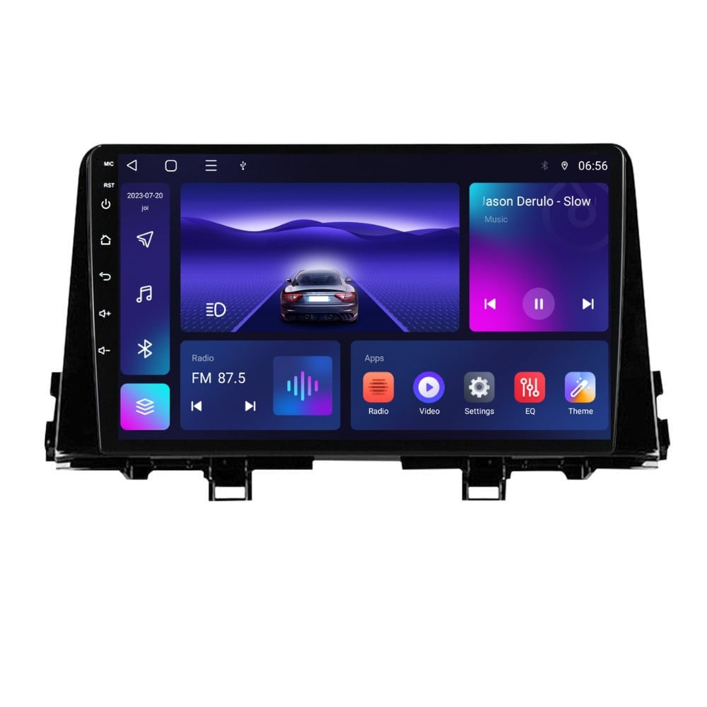 Navigatie dedicata cu Android Kia Picanto dupa 2017, 4GB RAM, Radio GPS Dual Zone, Display HD IPS 9" Touchscreen, Internet Wi-Fi, Bluetooth, MirrorLink, USB