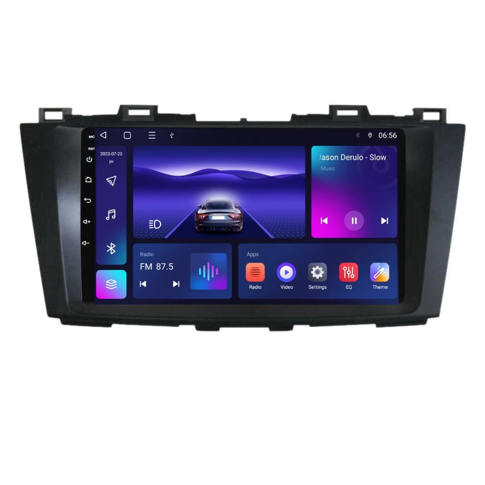 Navigatie dedicata cu Android Mazda 5 2010 - 2017, 4GB RAM, Radio GPS Dual Zone, Display HD IPS 9" Touchscreen, Internet Wi-Fi, Bluetooth, MirrorLink, USB