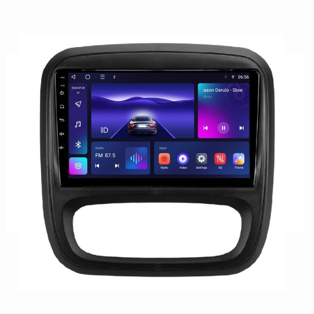 Navigatie dedicata cu Android Opel Vivaro B 2014 - 2019, 4GB RAM, Radio GPS Dual Zone, Display HD IPS 9" Touchscreen, Internet Wi-Fi, Bluetooth, MirrorLink, USB