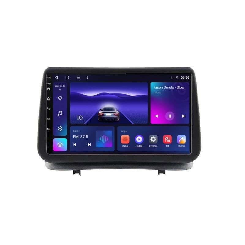Navigatie dedicata cu Android Renault Clio III 2005 - 2012, 4GB RAM, Radio GPS Dual Zone, Display HD IPS 9" Touchscreen, Internet Wi-Fi, Bluetooth, MirrorLink, USB