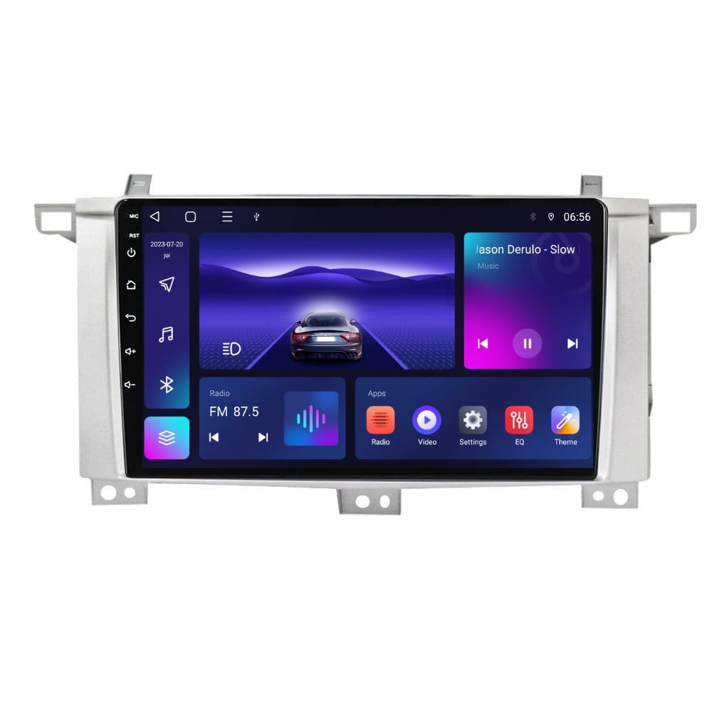 Navigatie dedicata cu Android Toyota Land Cruiser J100 2002 - 2008, 4GB RAM, Radio GPS Dual Zone, Display HD IPS 9" Touchscreen, Internet Wi-Fi, Bluetooth, MirrorLink, USB