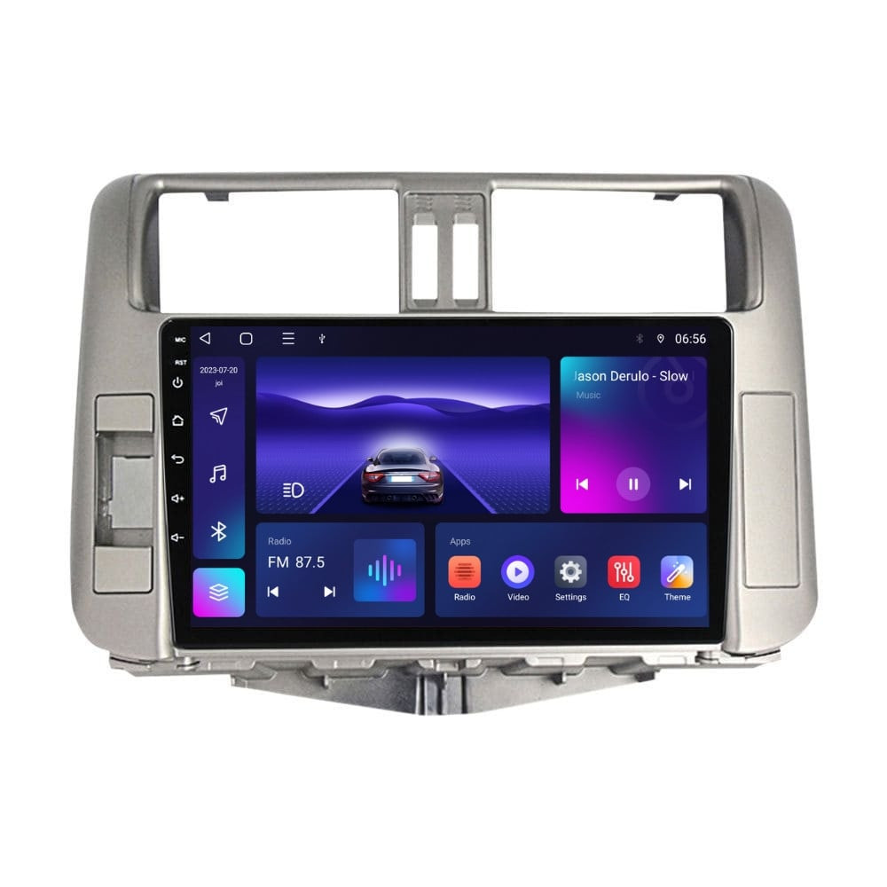 Navigatie dedicata cu Android Toyota Land Cruiser Prado J150 2009 - 2013, 4GB RAM, Radio GPS Dual Zone, Display HD IPS 9" Touchscreen, Internet Wi-Fi, Bluetooth, MirrorLink, USB