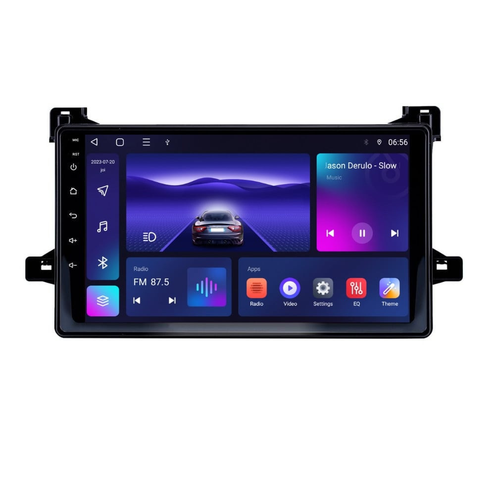 Navigatie dedicata cu Android Toyota Prius W5 dupa 2015, 4GB RAM, Radio GPS Dual Zone, Display HD IPS 9" Touchscreen, Internet Wi-Fi, Bluetooth, MirrorLink, USB