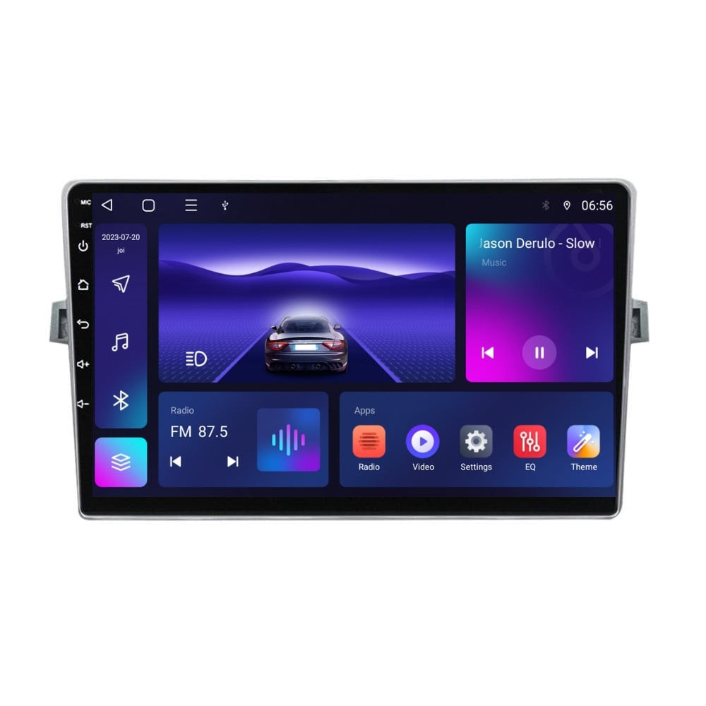 Navigatie dedicata cu Android Toyota Verso 2009 - 2018, 4GB RAM, Radio GPS Dual Zone, Display HD IPS 9" Touchscreen, Internet Wi-Fi, Bluetooth, MirrorLink, USB