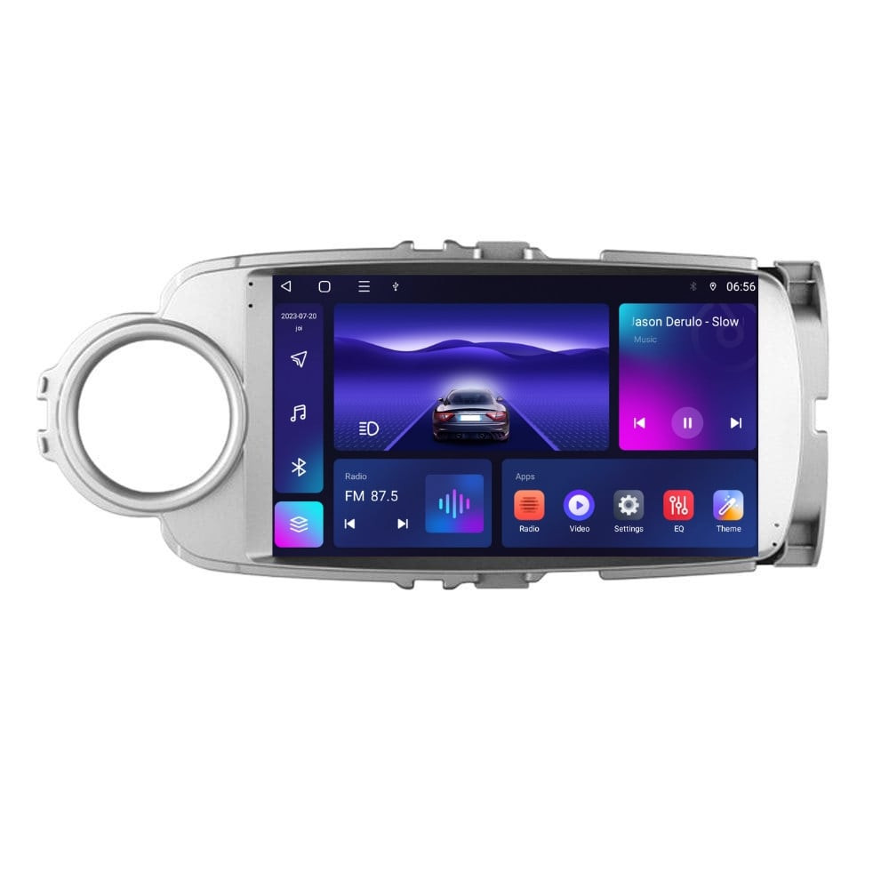 Navigatie dedicata cu Android Toyota Yaris P13 2011 - 2018, 4GB RAM, Radio GPS Dual Zone, Display HD IPS 9" Touchscreen, Internet Wi-Fi, Bluetooth, MirrorLink, USB
