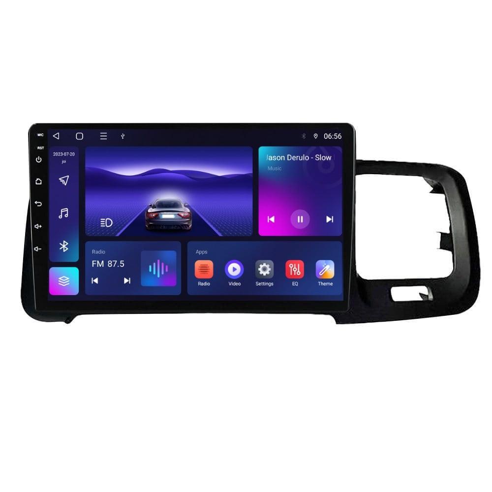 Navigatie dedicata cu Android Volvo S60 II / V60 I 2010 - 2014, 4GB RAM, Radio GPS Dual Zone, Display HD IPS 9" Touchscreen, Internet Wi-Fi, Bluetooth, MirrorLink, USB