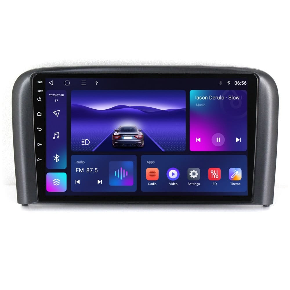 Navigatie dedicata cu Android Volvo S80 I 2004 - 2006, 4GB RAM, Radio GPS Dual Zone, Display HD IPS 9" Touchscreen, Internet Wi-Fi, Bluetooth, MirrorLink, USB