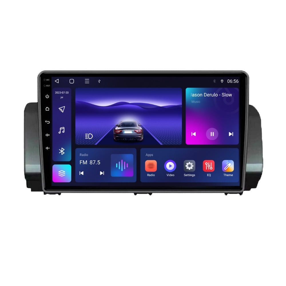 Navigatie dedicata cu Android Dacia Sandero III dupa 2021, 4GB RAM, Radio GPS Dual Zone, Display HD IPS 9" Touchscreen, Internet Wi-Fi, Bluetooth, MirrorLink, USB