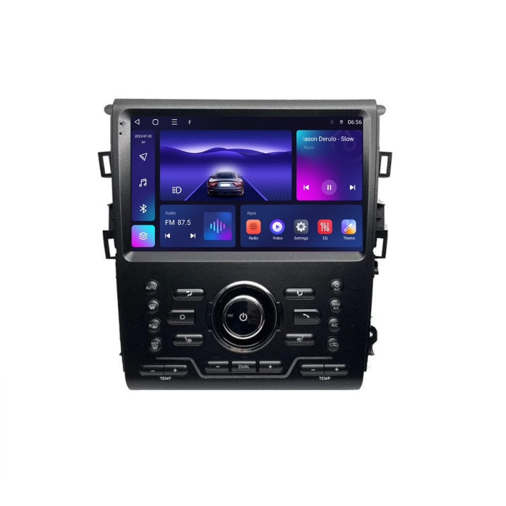 Navigatie dedicata cu Android Ford Mondeo V dupa 2014 cu navigatie originala, 4GB RAM, Radio GPS Dual Zone, Display HD IPS 9" Touchscreen, Internet Wi-Fi, Bluetooth, MirrorLink, USB