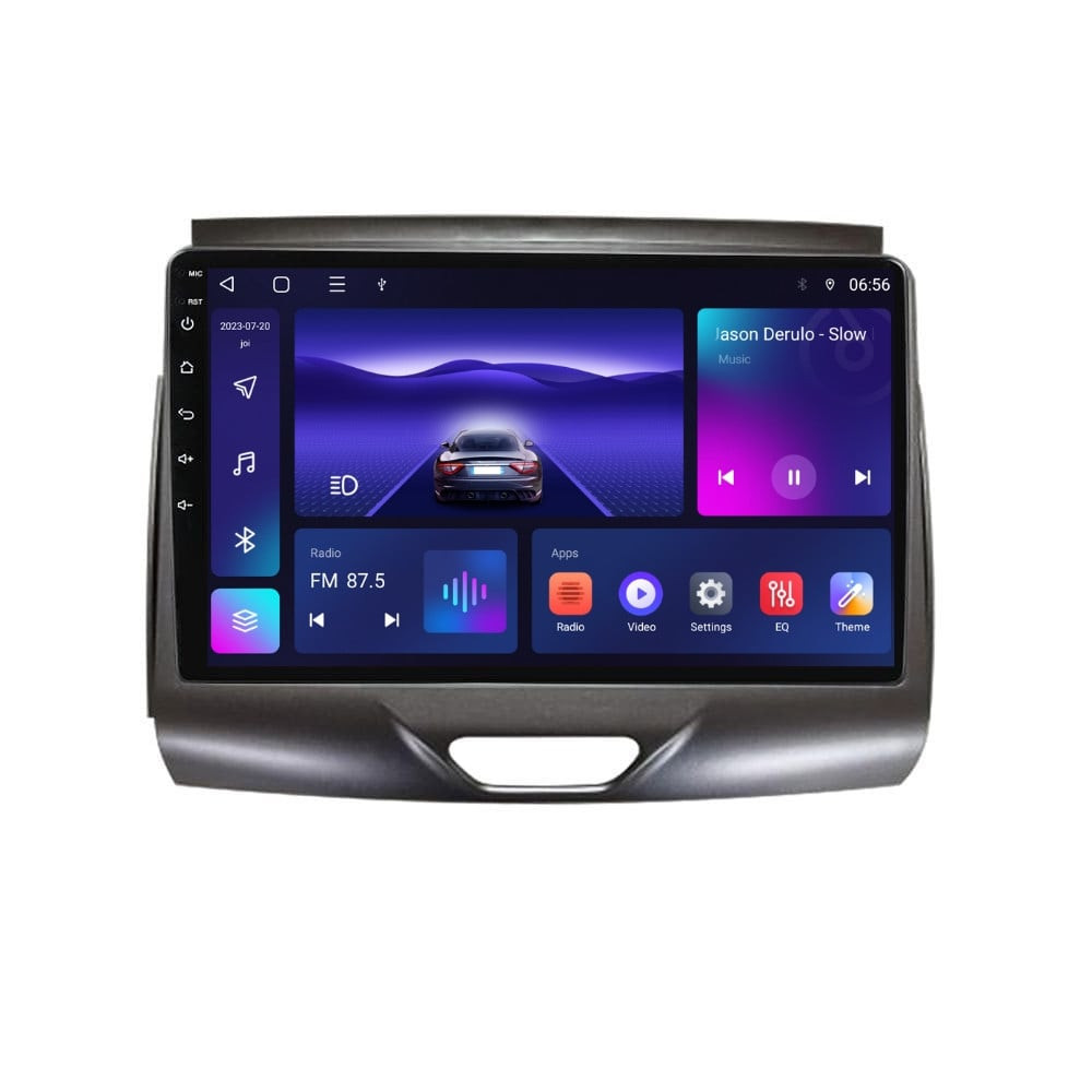 Navigatie dedicata cu Android Ford Ranger dupa 2015 cu navigatie originala, 4GB RAM, Radio GPS Dual Zone, Display HD IPS 9" Touchscreen, Internet Wi-Fi, Bluetooth, MirrorLink, USB