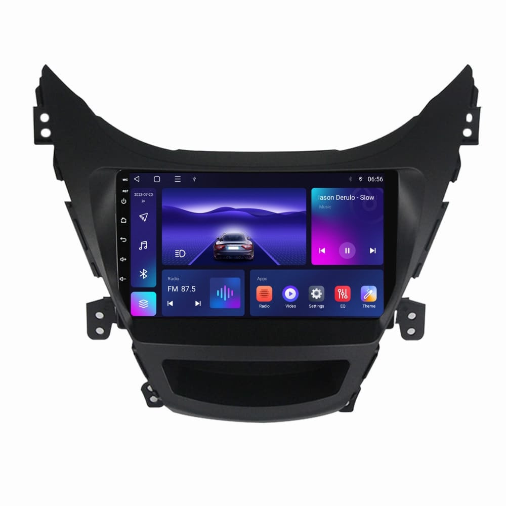 Navigatie dedicata cu Android Hyundai Elantra V 2010 - 2014, 4GB RAM, Radio GPS Dual Zone, Display HD IPS 9" Touchscreen, Internet Wi-Fi, Bluetooth, MirrorLink, USB