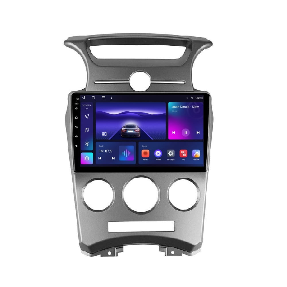 Navigatie dedicata cu Android KIA Carens III 2006 - 2013, clima manuala, 4GB RAM, Radio GPS Dual Zone, Display HD IPS 9" Touchscreen, Internet Wi-Fi, Bluetooth, MirrorLink, USB