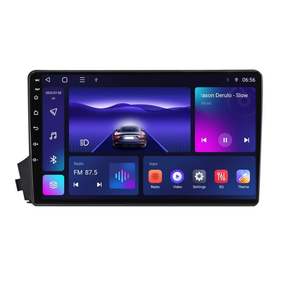 Navigatie dedicata cu Android Ssangyong Actyon 2005 - 2012, 4GB RAM, Radio GPS Dual Zone, Display HD IPS 9" Touchscreen, Internet Wi-Fi, Bluetooth, MirrorLink, USB