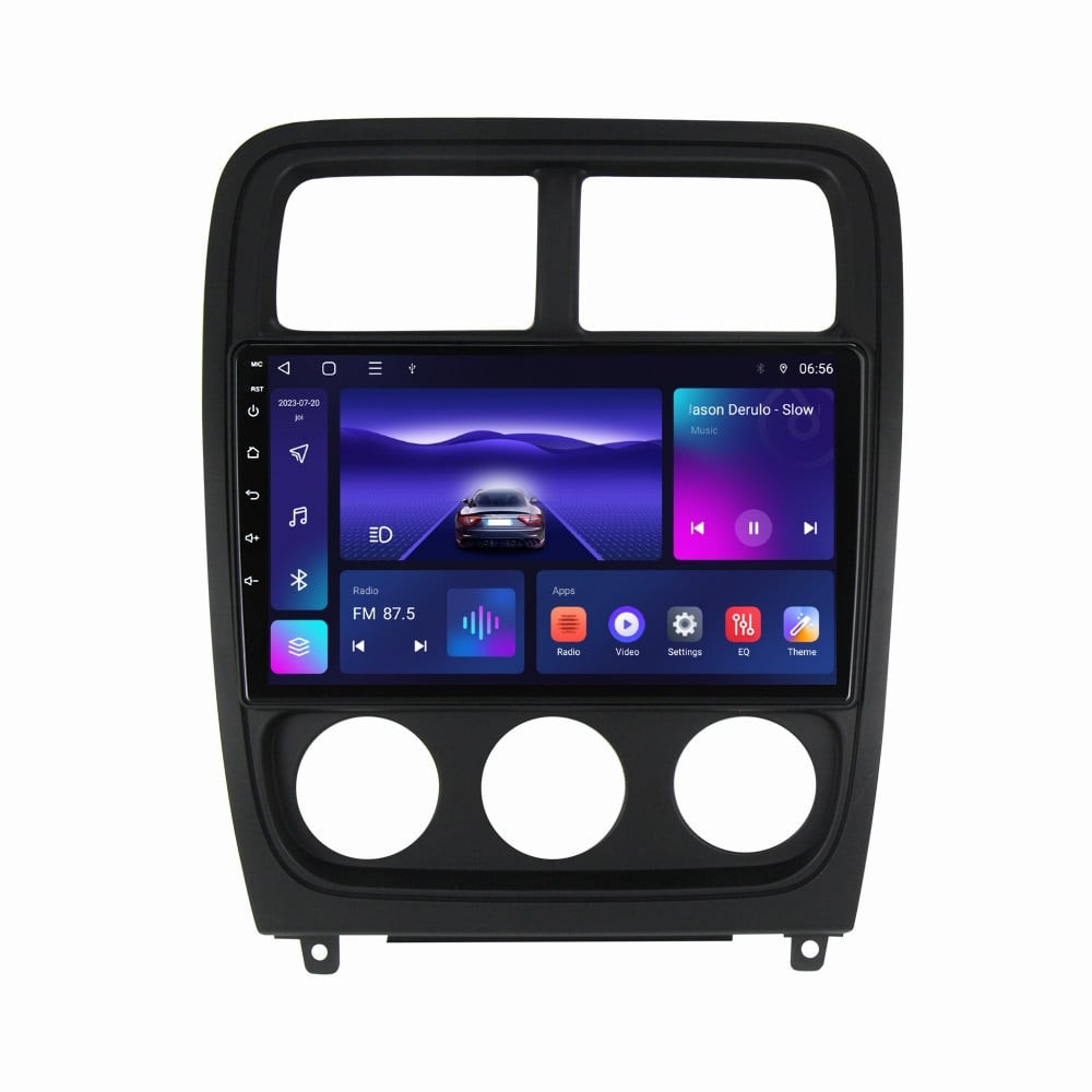 Navigatie dedicata cu Android Dodge Caliber 2010 - 2012, 4GB RAM, Radio GPS Dual Zone, Display HD IPS 9" Touchscreen, Internet Wi-Fi, Bluetooth, MirrorLink, USB