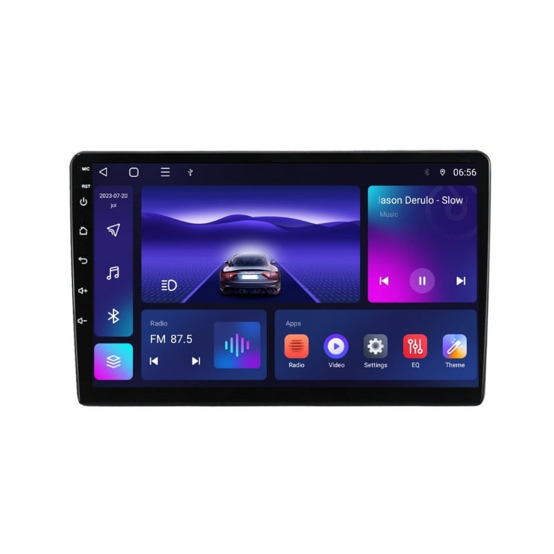 Navigatie dedicata cu Android Fiat 500 2015 - 2020, 4GB RAM, Radio GPS Dual Zone, Display HD IPS 9" Touchscreen, Internet Wi-Fi, Bluetooth, MirrorLink, USB