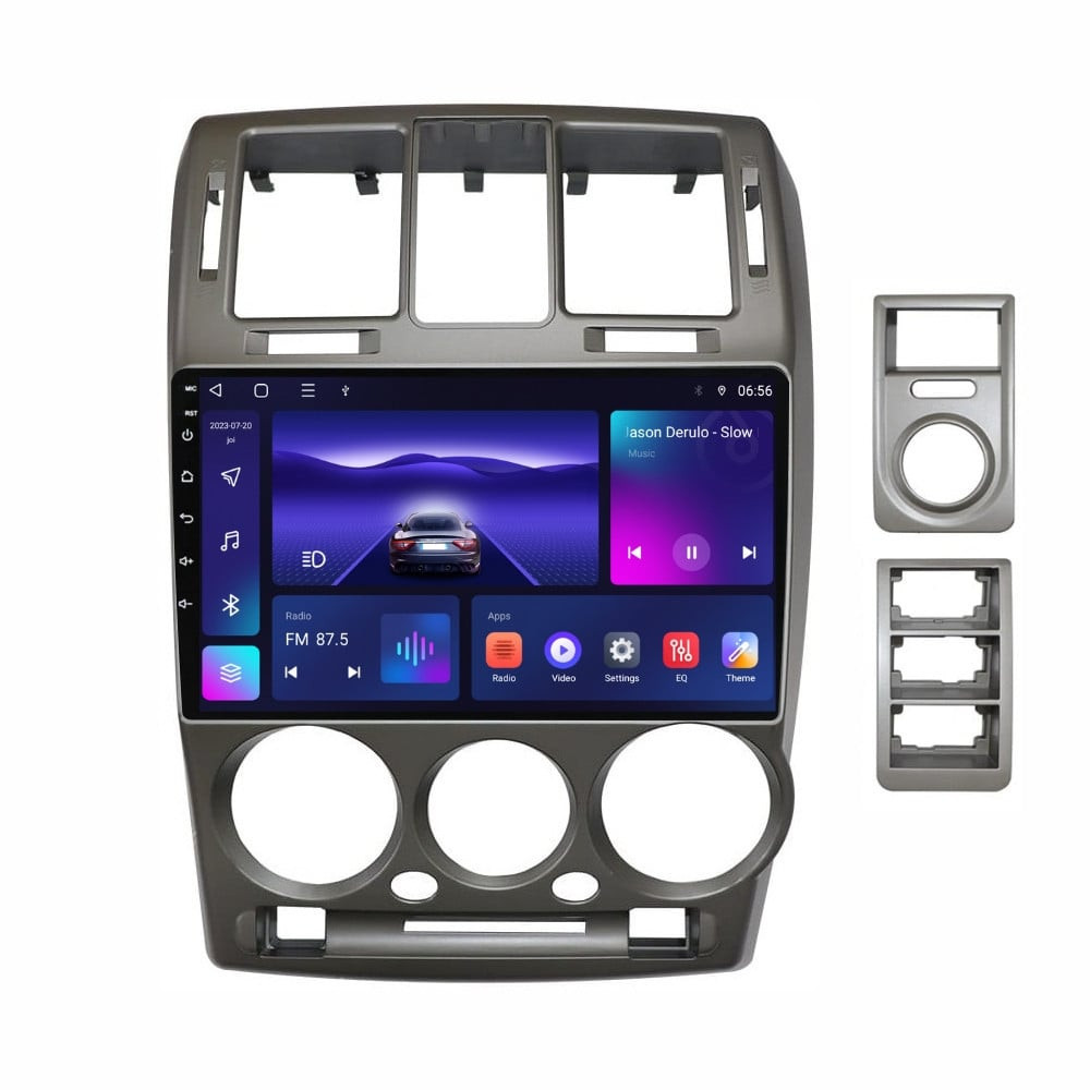 Navigatie dedicata cu Android Hyundai Getz 2001 - 2011, 4GB RAM, Radio GPS Dual Zone, Display HD IPS 9" Touchscreen, Internet Wi-Fi, Bluetooth, MirrorLink, USB