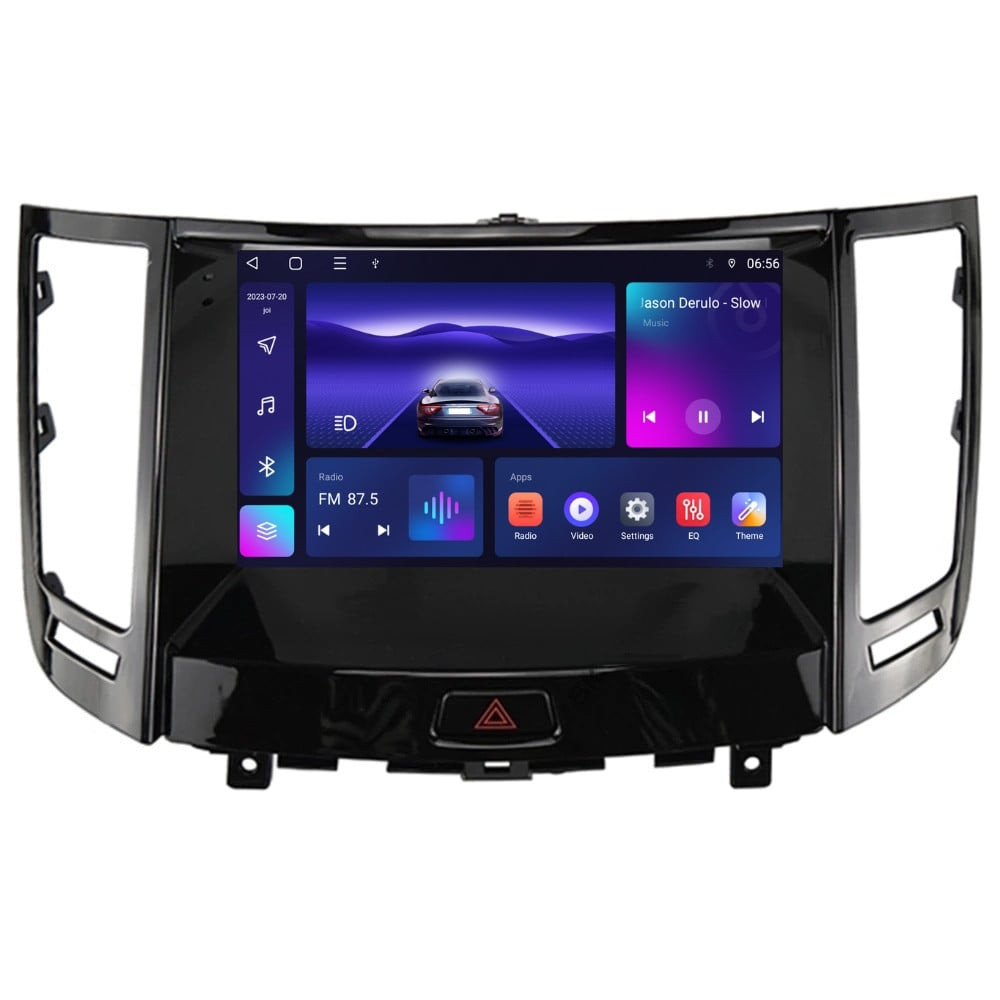 Navigatie dedicata cu Android Infiniti FX35 2008 - 2012, 4GB RAM, Radio GPS Dual Zone, Display HD IPS 9" Touchscreen, Internet Wi-Fi, Bluetooth, MirrorLink, USB