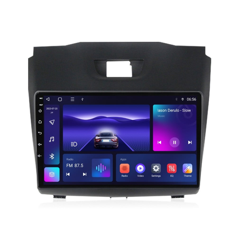 Navigatie dedicata cu Android Isuzu D-Max II 2012 - 2020, 4GB RAM, Radio GPS Dual Zone, Display HD IPS 9" Touchscreen, Internet Wi-Fi, Bluetooth, MirrorLink, USB