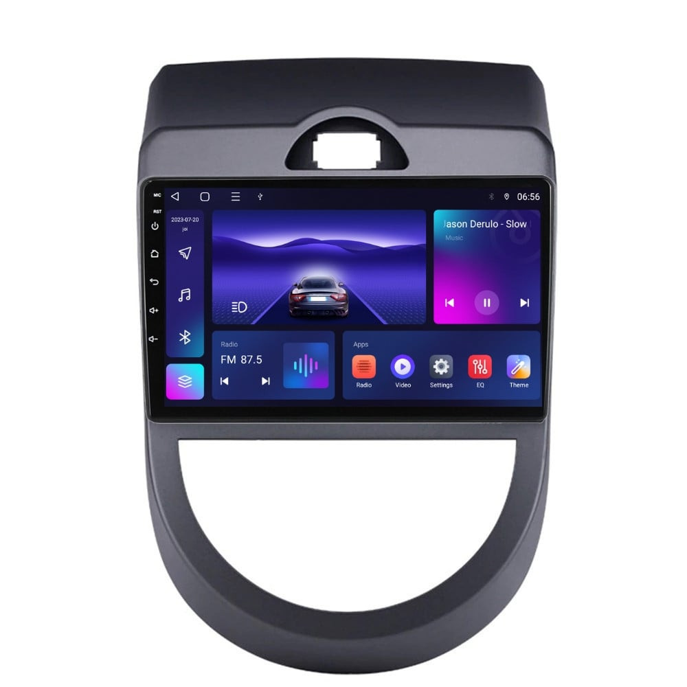 Navigatie dedicata cu Android Kia Soul 2009 - 2013, 4GB RAM, Radio GPS Dual Zone, Display HD IPS 9" Touchscreen, Internet Wi-Fi, Bluetooth, MirrorLink, USB