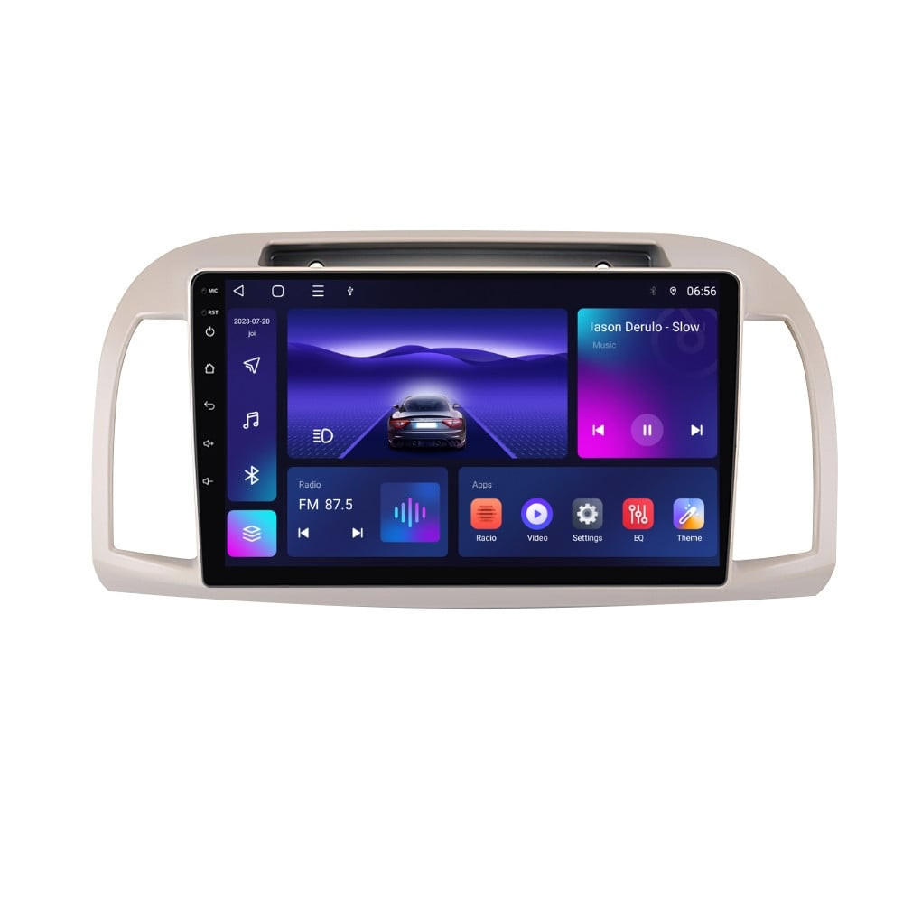 Navigatie dedicata cu Android Nissan Micra III 2003 - 2010, 4GB RAM, Radio GPS Dual Zone, Display HD IPS 9" Touchscreen, Internet Wi-Fi, Bluetooth, MirrorLink, USB
