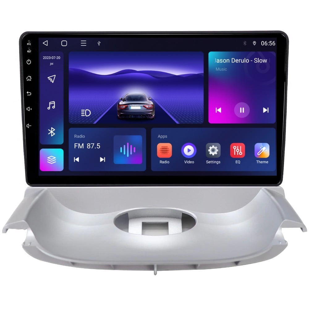 Navigatie dedicata cu Android Peugeot 206 1998 - 2009, 4GB RAM, Radio GPS Dual Zone, Display HD IPS 9'' Touchscreen, Internet Wi-Fi, Bluetooth, MirrorLink, USB